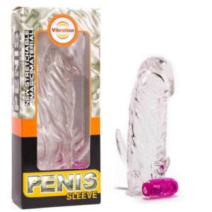 Penis Sleeve With Vibration Clear